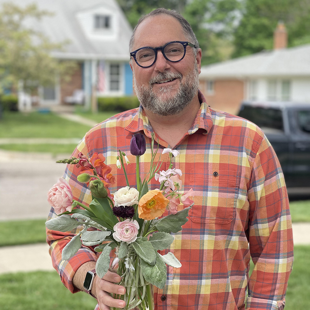 Doug Thompson - Ann Arbor Flower Farmer - Olive & Ivy Floral